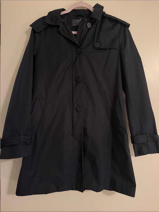 Zara Jackets & Blazers - ZARA Navy Classic Trench Coat